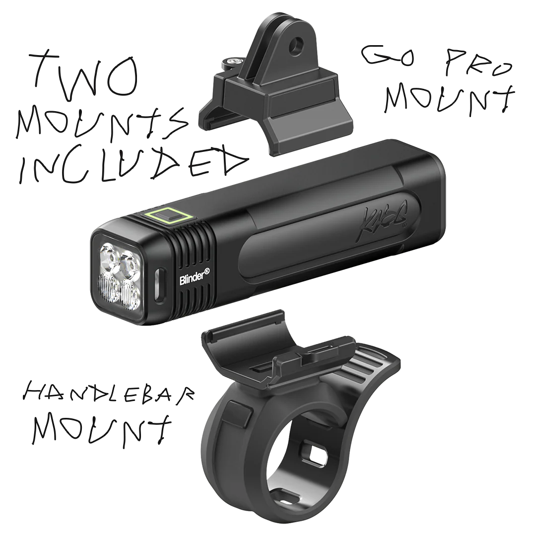 Blinder 1000 & Cobber Reflex Rear Bike Light Set - Image 4